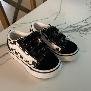 Vans Checkered Toddler Size 4